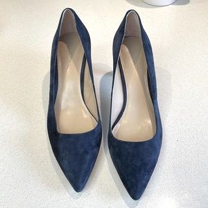 Beautiful blue suede pumps!